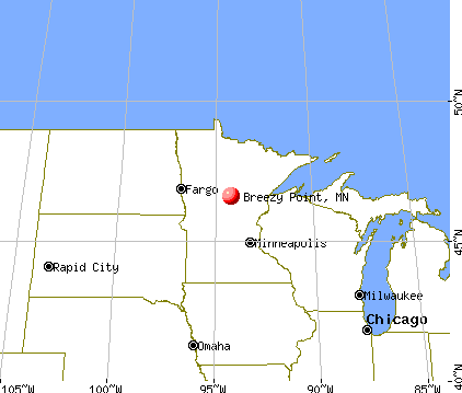 Breezy Point, Minnesota map