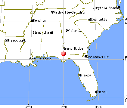 Grand Ridge, Florida map
