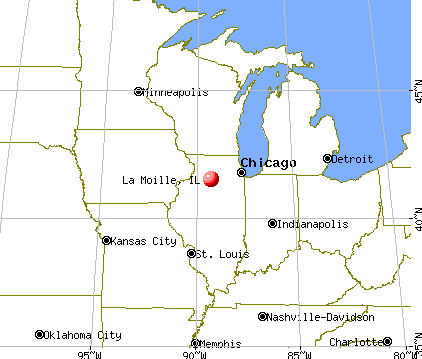 La Moille, Illinois map