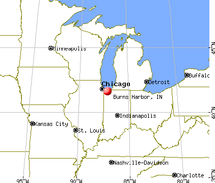 Burns Harbor, Indiana map