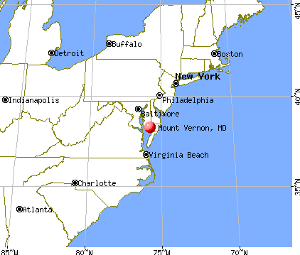 Mount Vernon, Maryland map