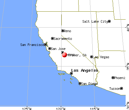 Traver, California map