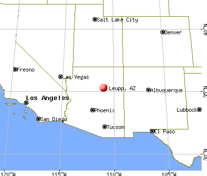Leupp, Arizona map