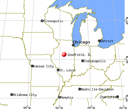 Goodfield, Illinois map