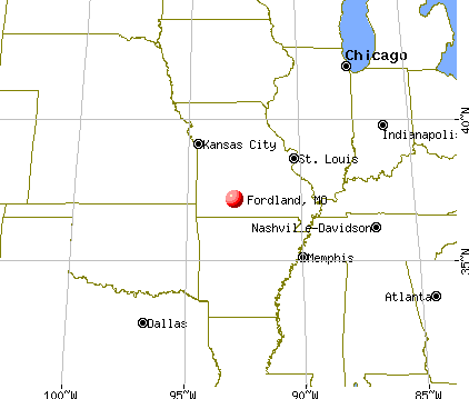 Fordland, Missouri map