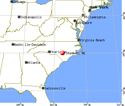 Stedman, North Carolina map