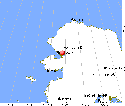 Noorvik, Alaska map