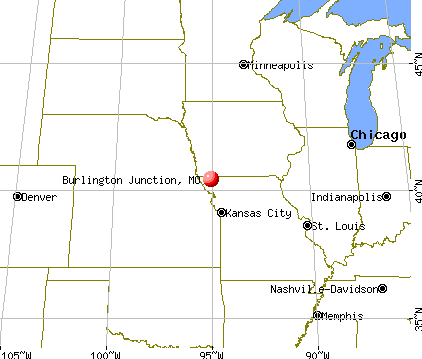 Burlington Junction, Missouri map