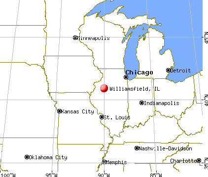 Williamsfield, Illinois map