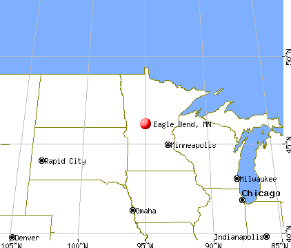 Eagle Bend, Minnesota map