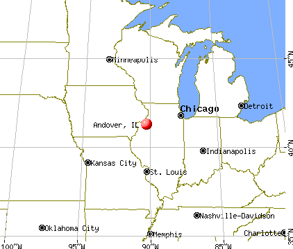 Andover, Illinois map