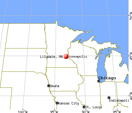 Lilydale, Minnesota map