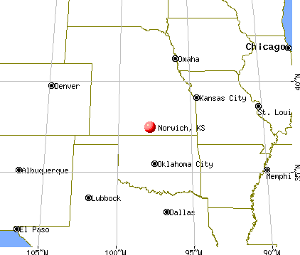 Norwich, Kansas (KS 67118) profile population, maps, real estate