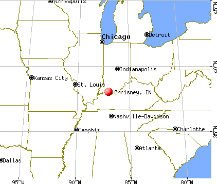 Chrisney, Indiana map