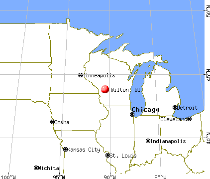 Wilton, Wisconsin map