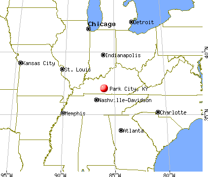 Park City, Kentucky map