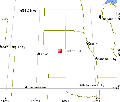 Trenton, Nebraska map