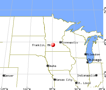 Franklin, Minnesota map