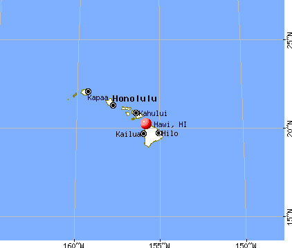 Hawi, Hawaii map