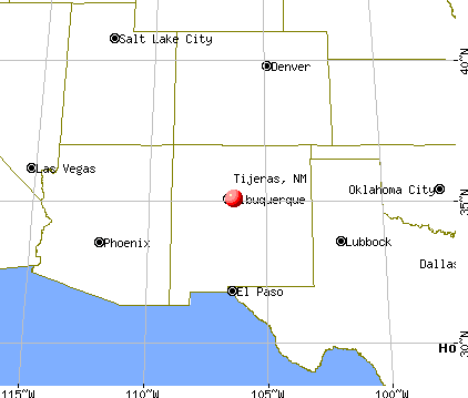Tijeras, New Mexico map