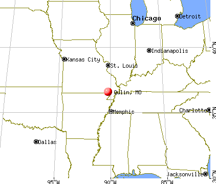 Qulin, Missouri map