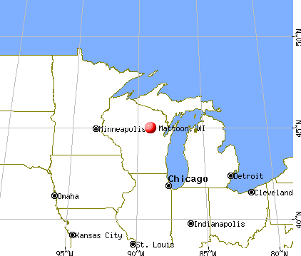 Mattoon, Wisconsin map