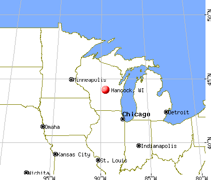 Hancock, Wisconsin map