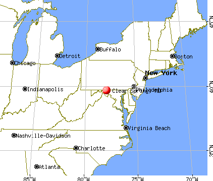 Clear Spring, Maryland map
