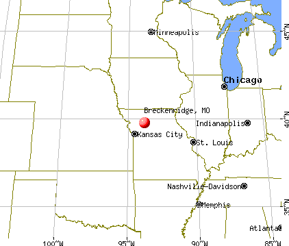 Breckenridge, Missouri map