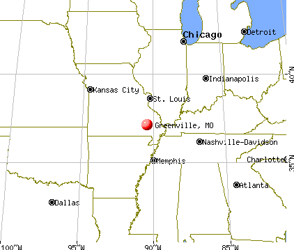 Greenville, Missouri map
