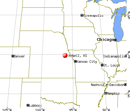 Axtell, Kansas map