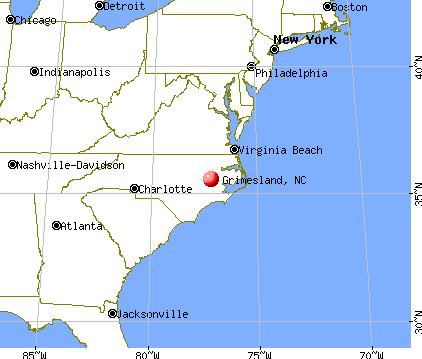 Grimesland, North Carolina map