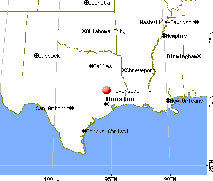 Riverside, Texas map