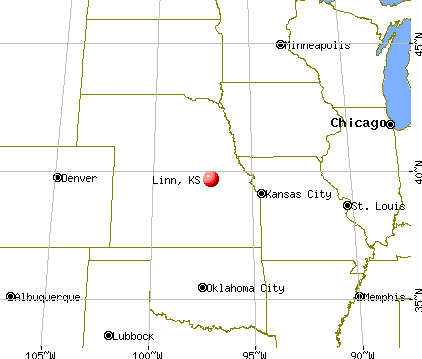 Linn, Kansas map