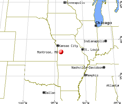 Montrose, Missouri map