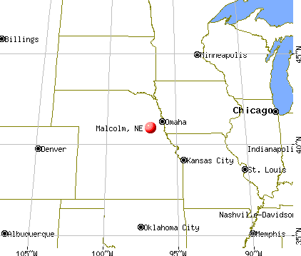Malcolm, Nebraska map
