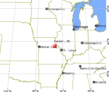 Farber, Missouri map