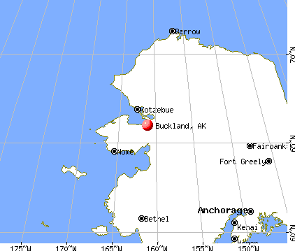 Buckland, Alaska map