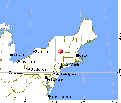Pattersonville-Rotterdam Junction, New York map
