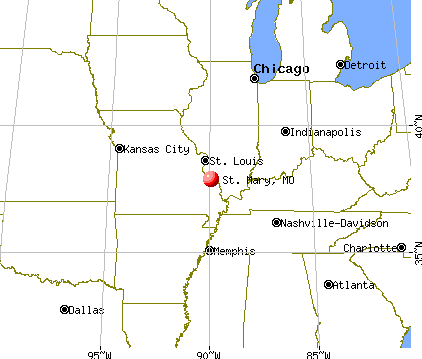 St. Mary, Missouri map
