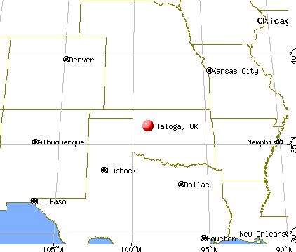 Taloga, Oklahoma map