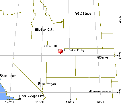 Alta, Utah map
