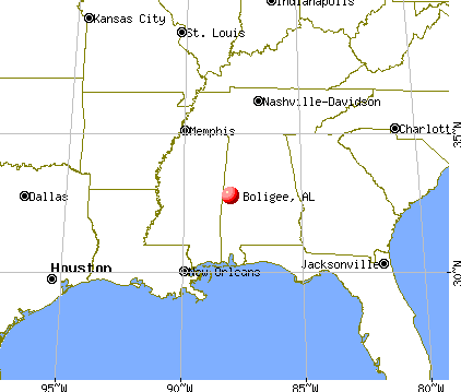 Boligee, Alabama map