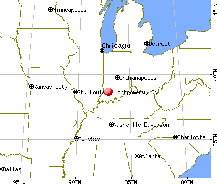 Montgomery, Indiana map