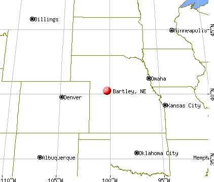 Bartley, Nebraska map