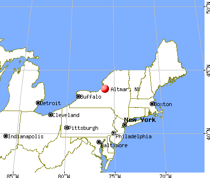 Altmar, New York map