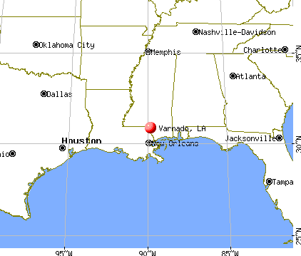 Varnado, Louisiana map