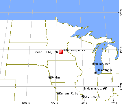 Green Isle, Minnesota map