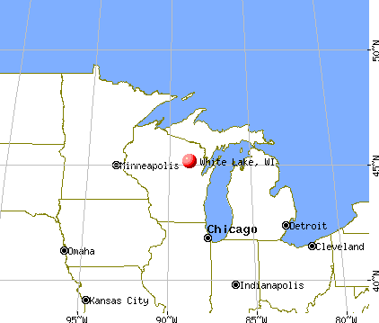 White Lake, Wisconsin map