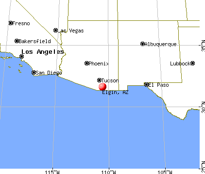 Elgin, Arizona map
